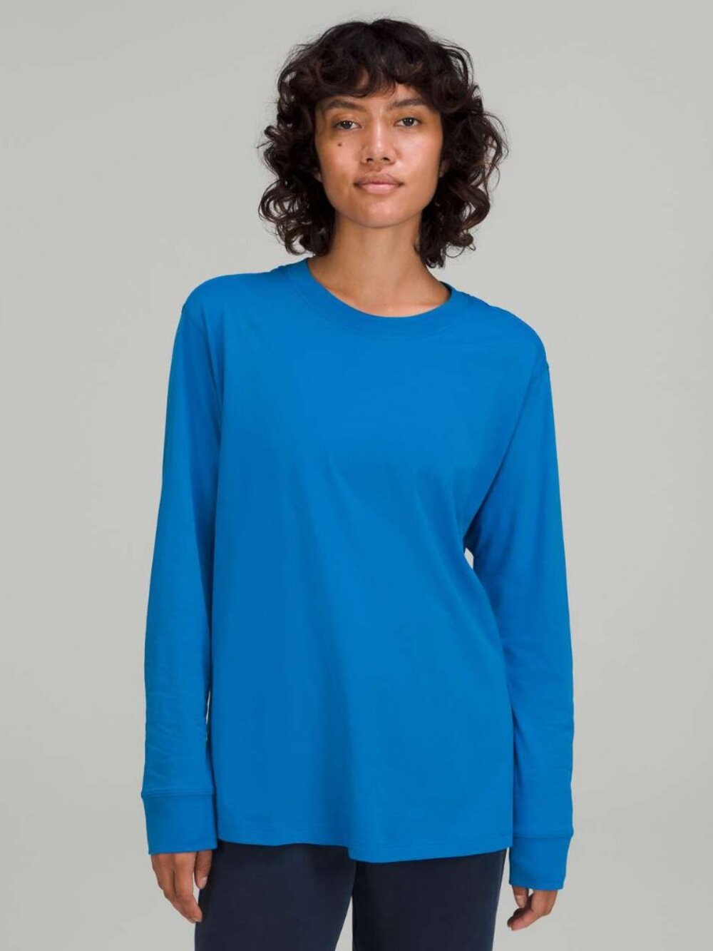 Lululemon All Yours Long Sleeve Shirt - 14 Poolside Blue